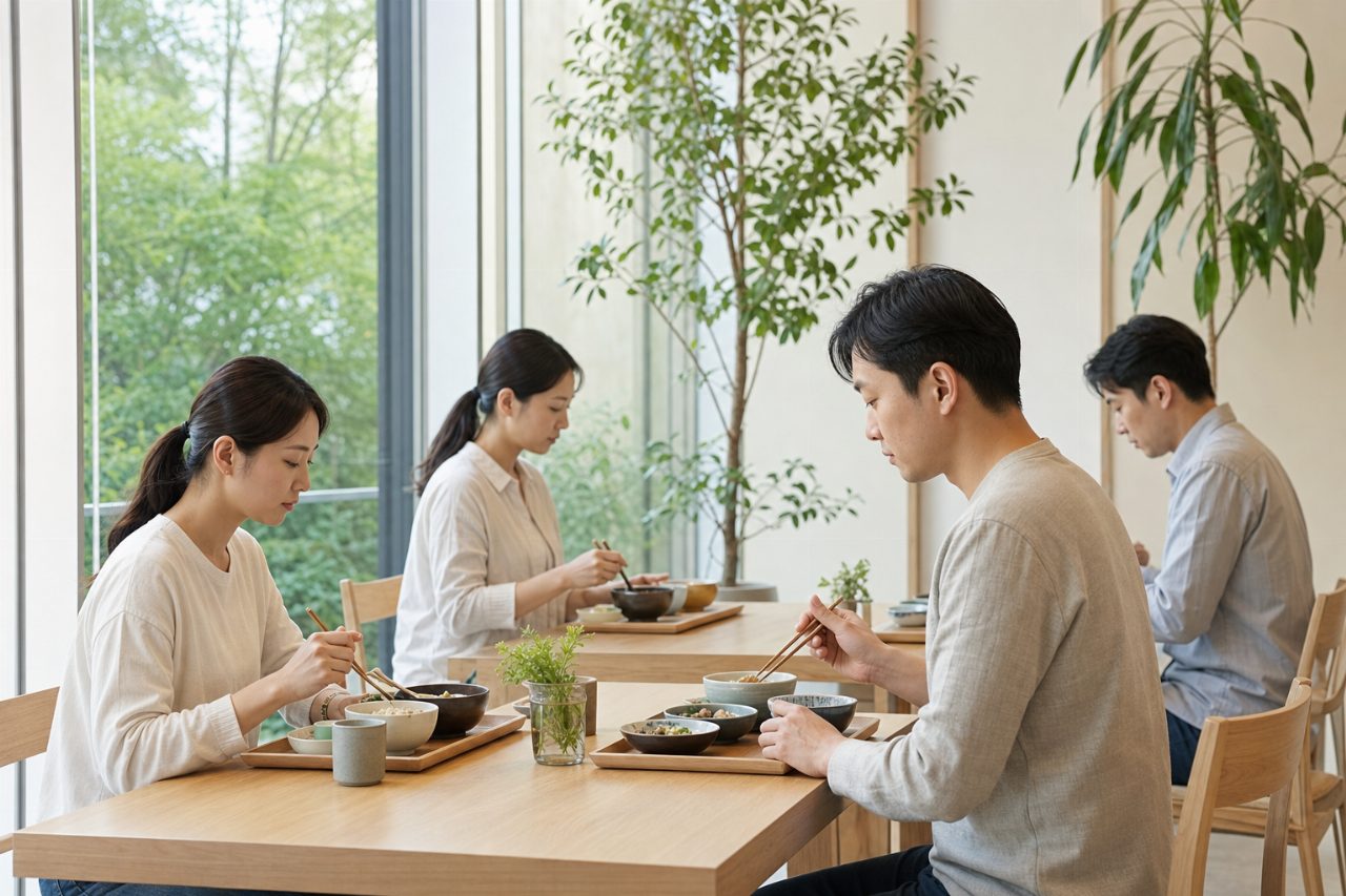 조용한 식사 공간의 모습